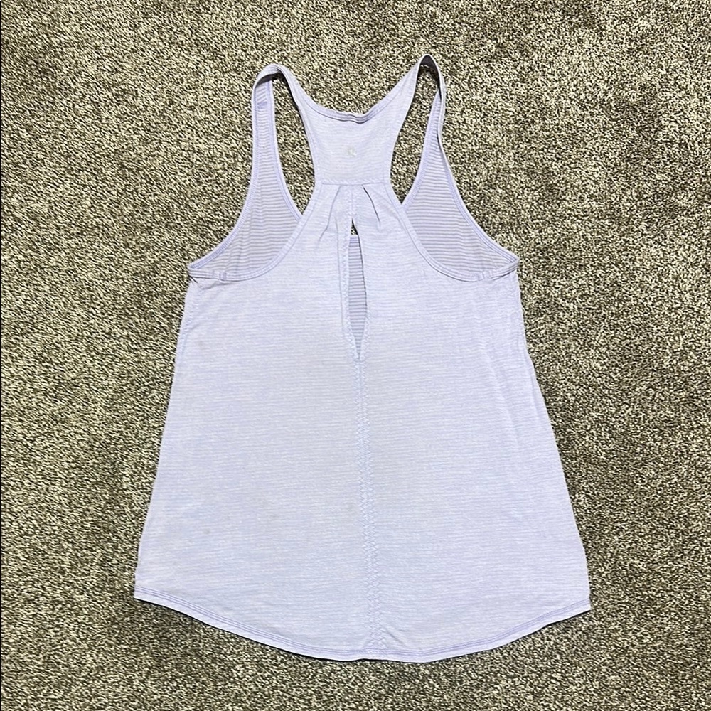 Lululemon Women's Lavender Tank Top - racerback no size tag fits like a 6 - Picture 6 of 8